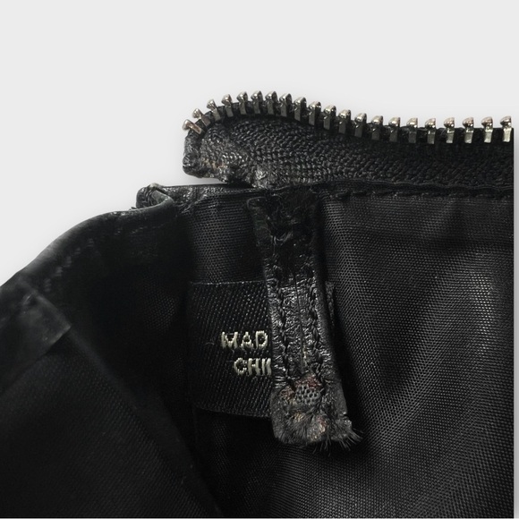 Coach Black Leather Zip Card SmallPouch - Picture 9 of 9